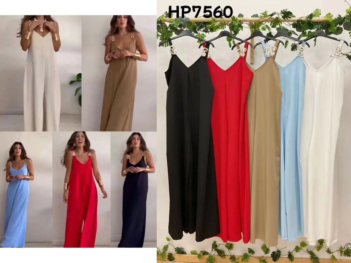 Sofia – Bekväm jumpsuit med vida ben