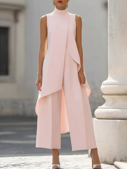 Alice – Elegant jumpsuit med asymmetrisk volang