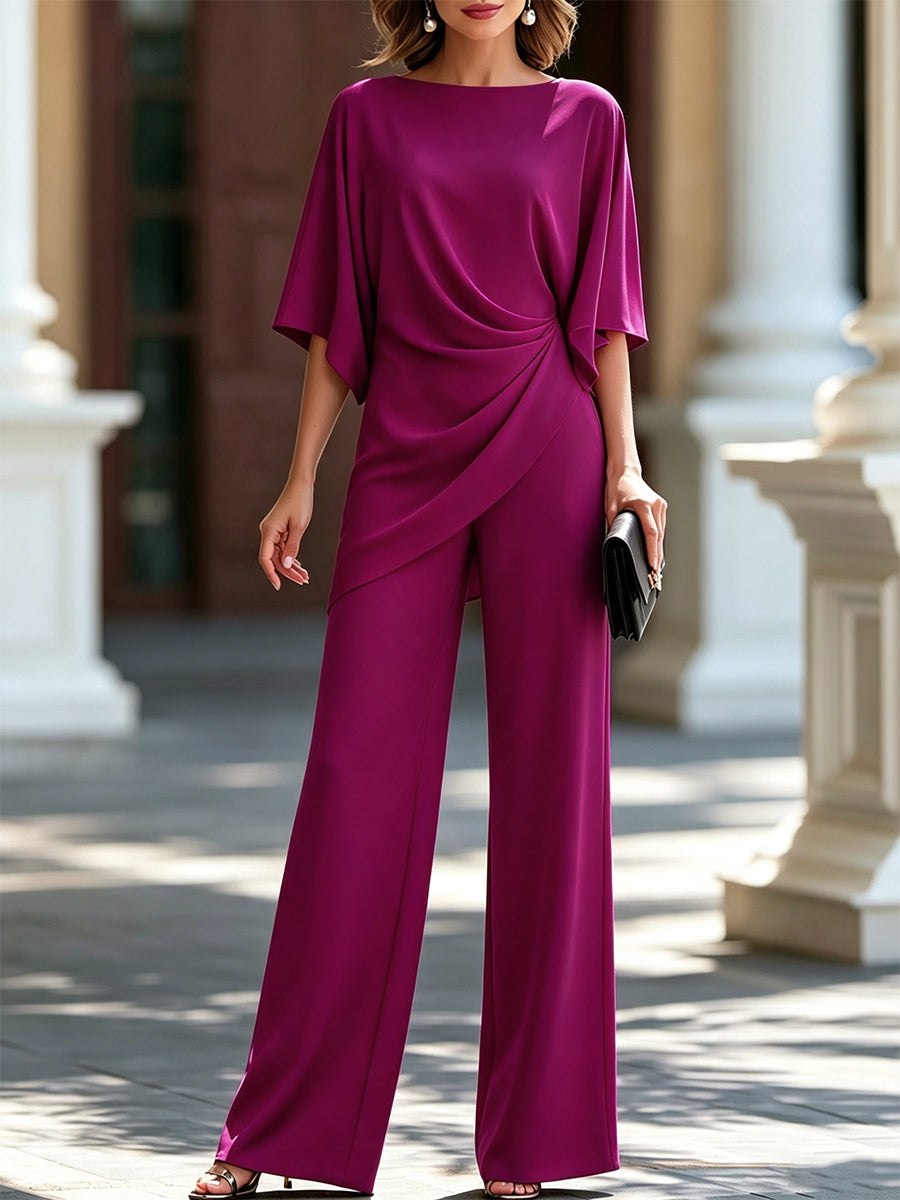 Elisabet – Elegant jumpsuit med draperad midja