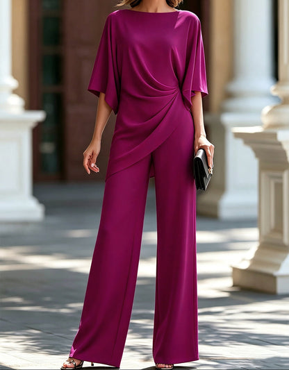 Henrika – Elegant jumpsuit med draperad midja