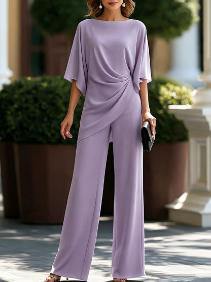 Elisabet – Elegant jumpsuit med draperad midja