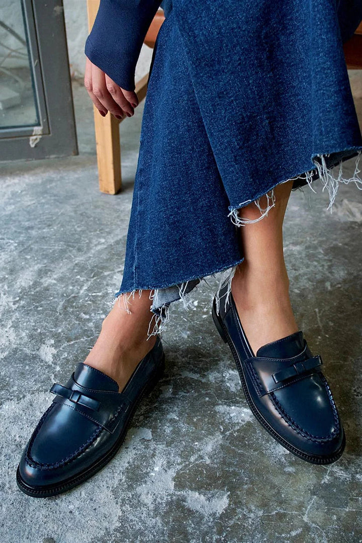 Vivi – Klassiska loafers med pennysöm