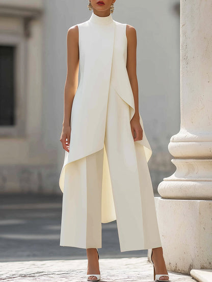 Rakel – Elegant byxset med asymmetrisk topp