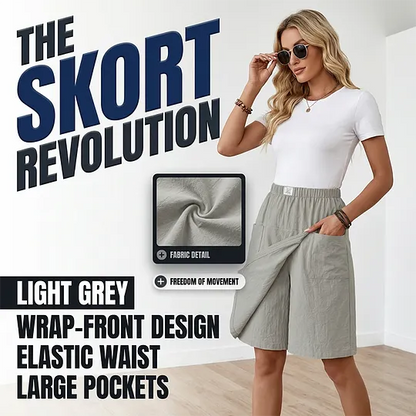 Hildegard – Avslappnade shorts med elastisk midja