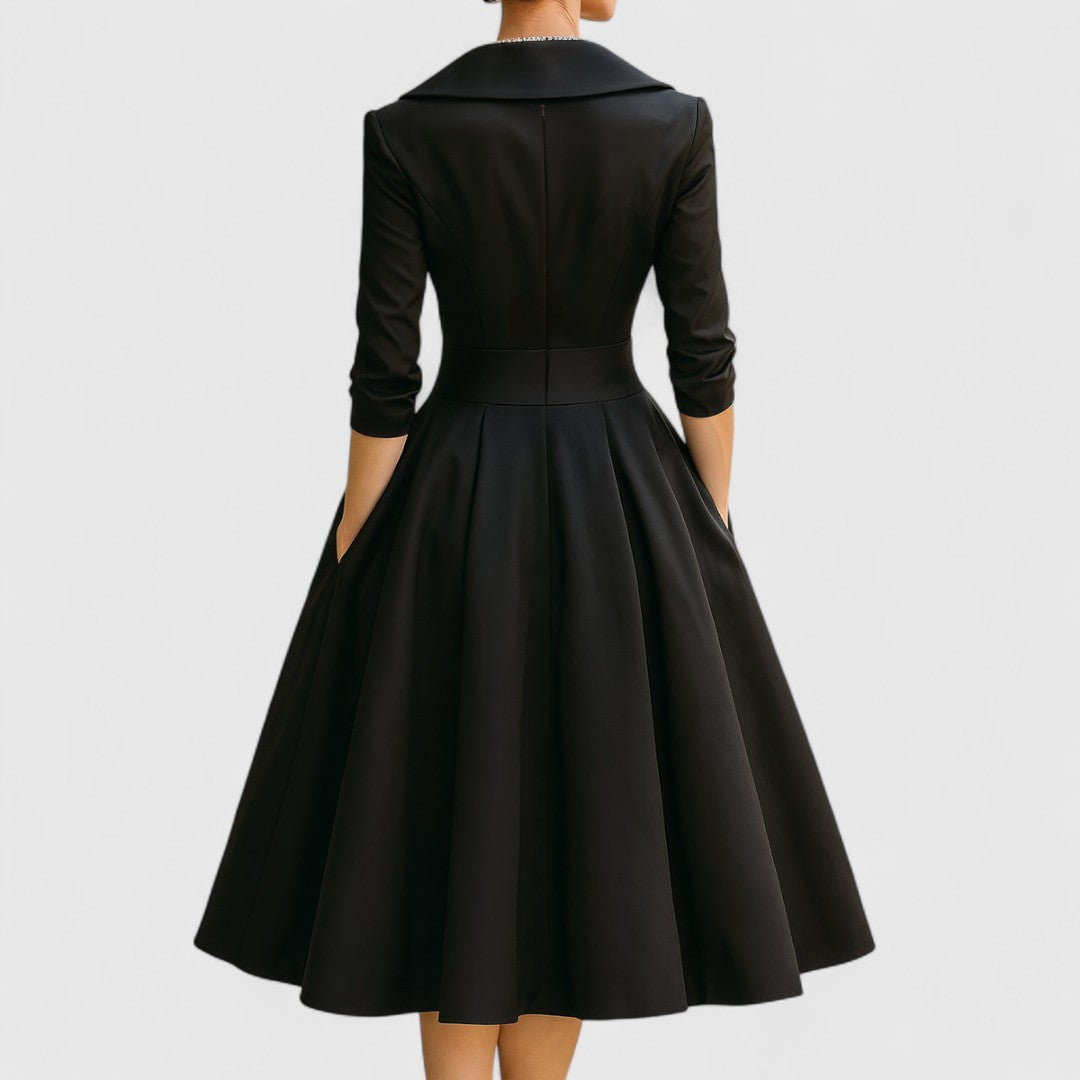 Gun – Elegant midi-klänning
