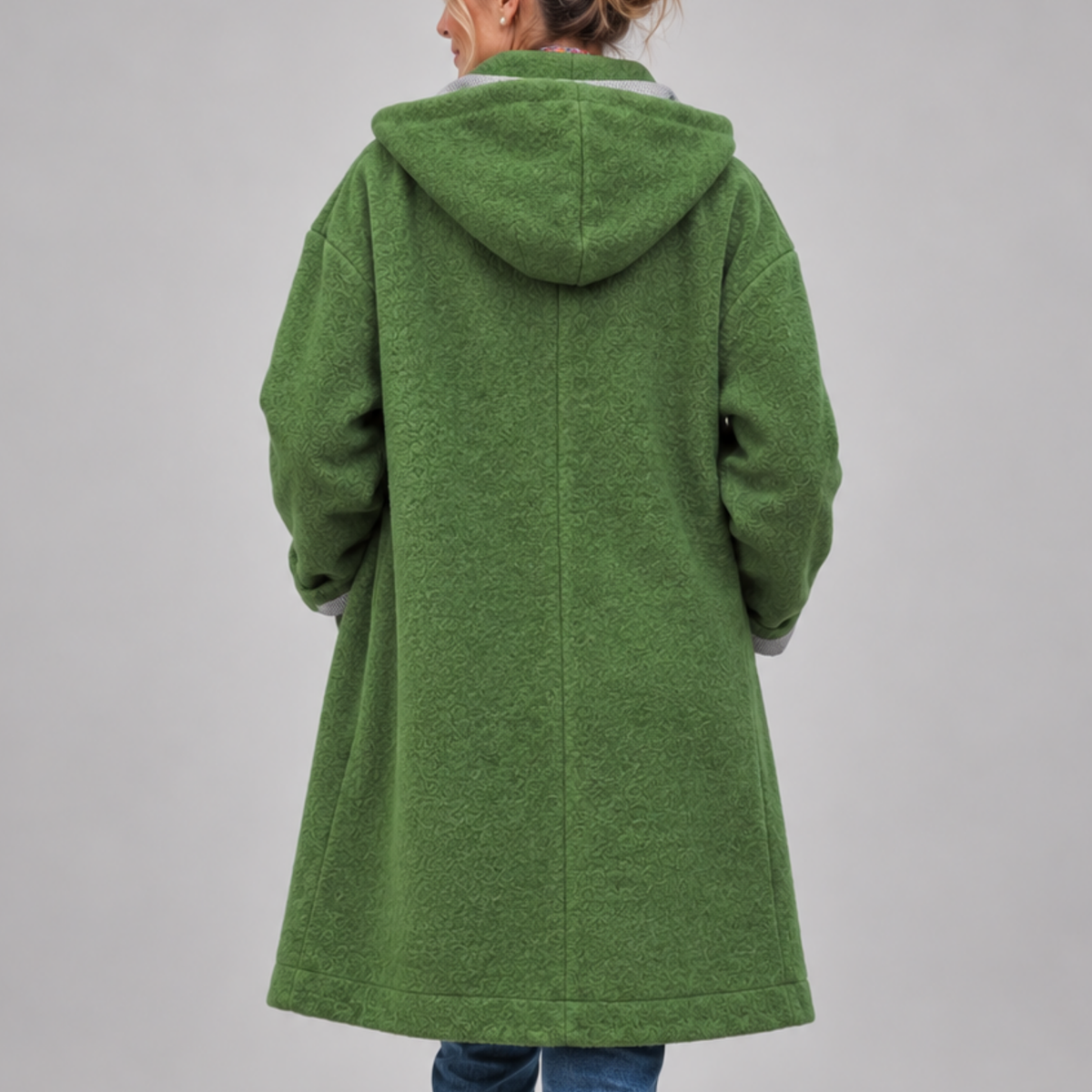 Stella – Luvkappa med knappar och fickor