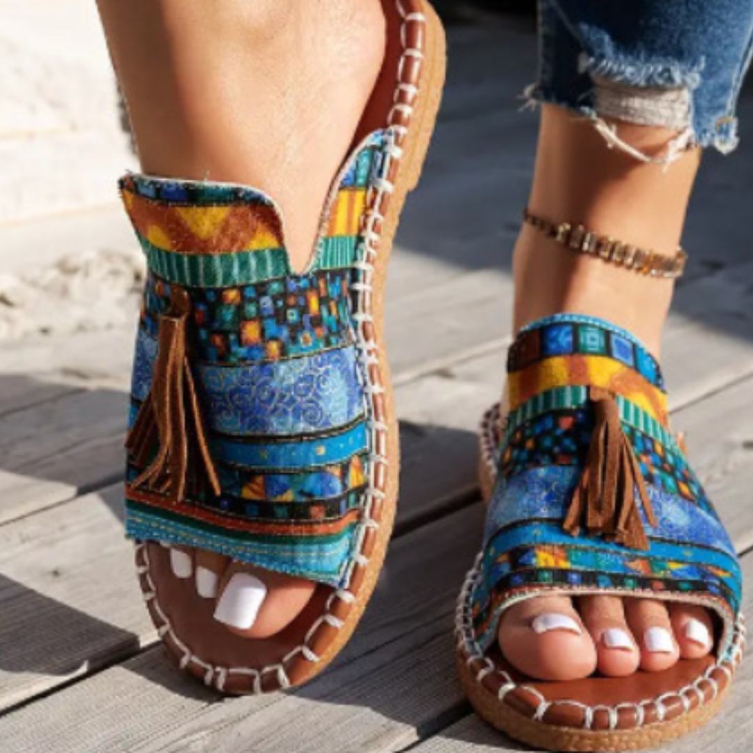 Elisabet – Bekväma platta sandaler