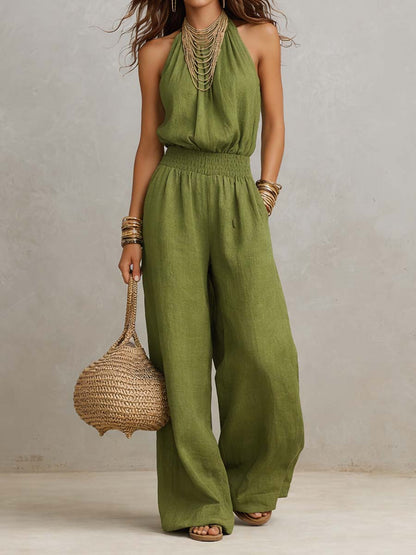 Valborg – Elegant jumpsuit med vida ben