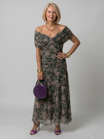 Lovisa – Off-shoulder flödande midi-klänning