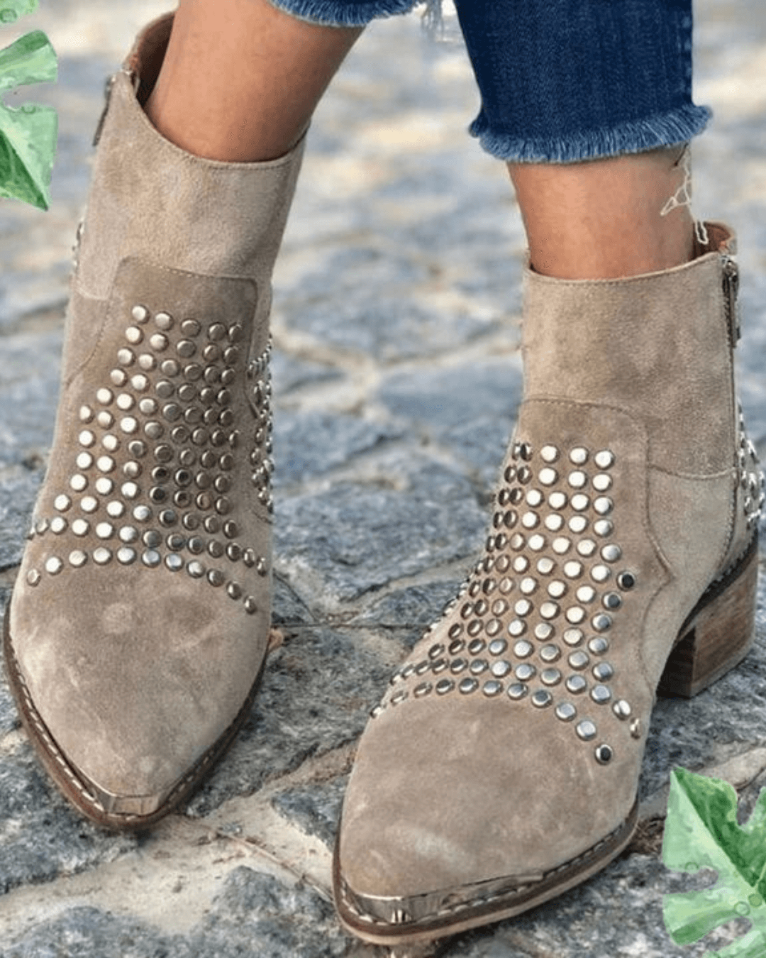 Eva – Ankelboot med nitar