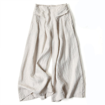 Lilly – Avslappnade byxor med vida ben