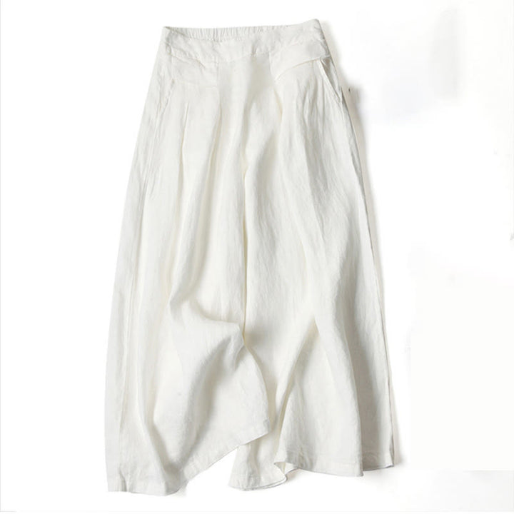 Lilly – Avslappnade byxor med vida ben
