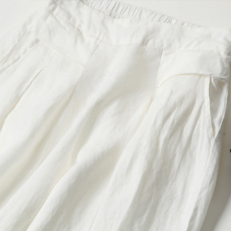 Lilly – Avslappnade byxor med vida ben