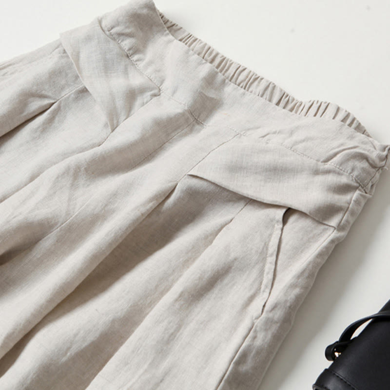Lilly – Avslappnade byxor med vida ben