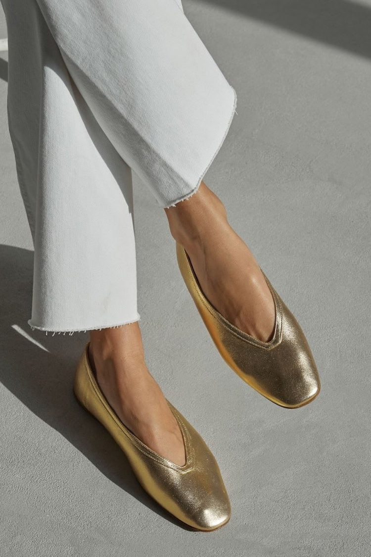 Lilly – Slip-on ballerinaskor med fyrkantig tå