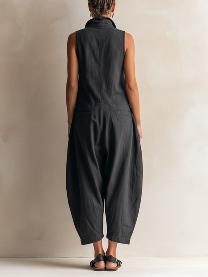 Sonja – Ledig jumpsuit med stora fickor