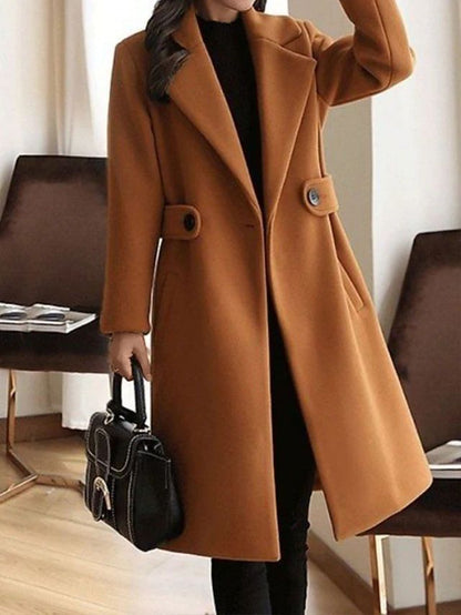 Elisabet – Longline kappa med eleganta slag