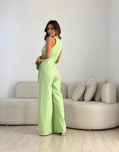 Rigmor – Elegant jumpsuit med vida ben