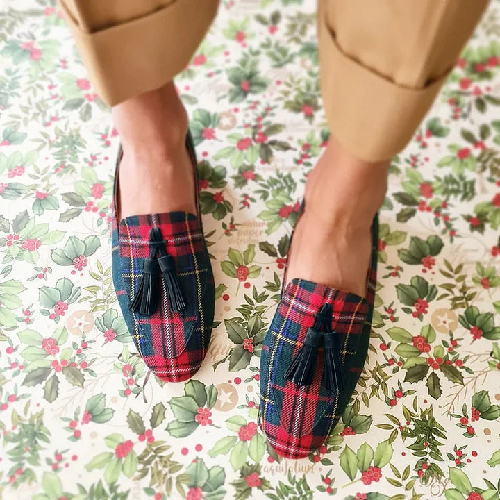 Sylvia – Chica loafers med fransar