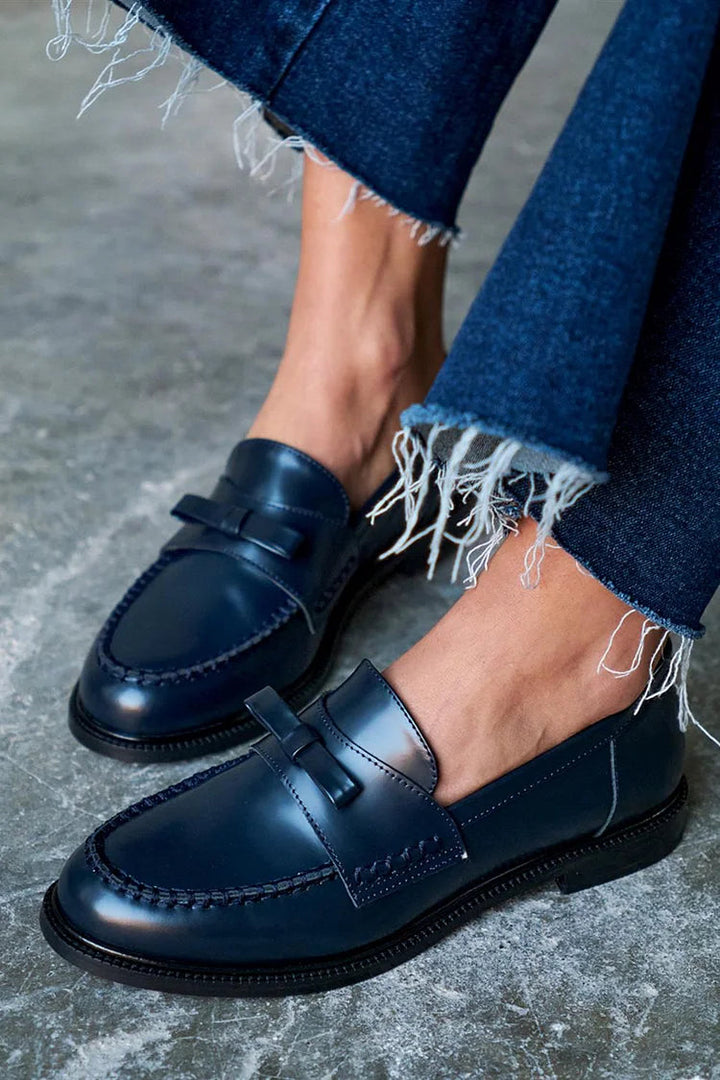 Vivi – Klassiska loafers med pennysöm