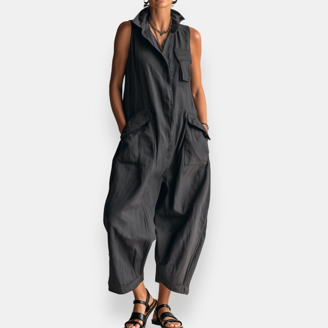 Matilda – Oversize jumpsuit med cargofickor