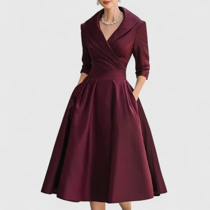 Gun – Elegant midi-klänning