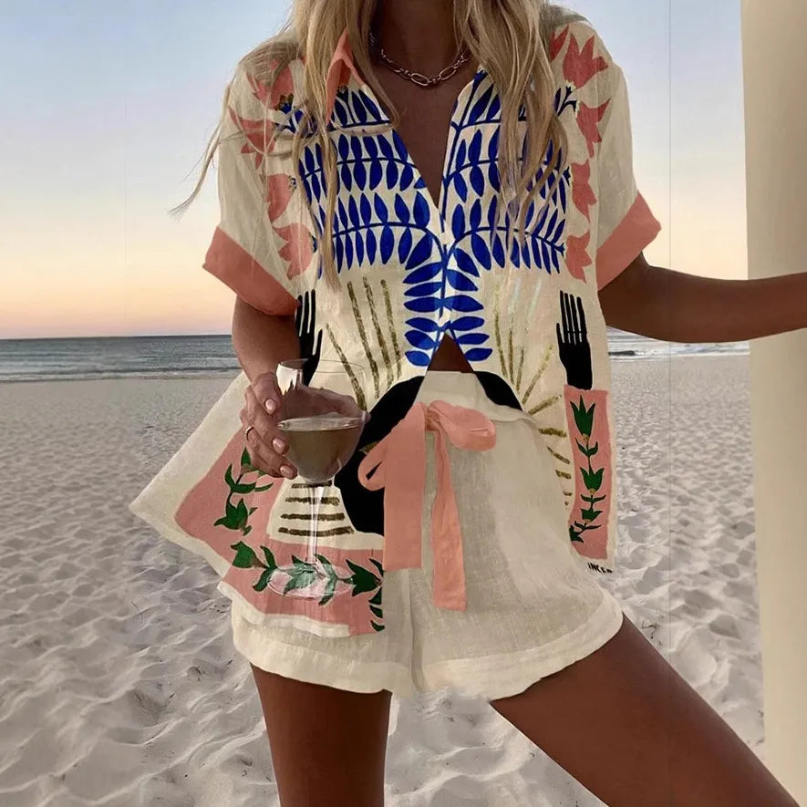 Tilda – Konstnärligt tryckt sommarset