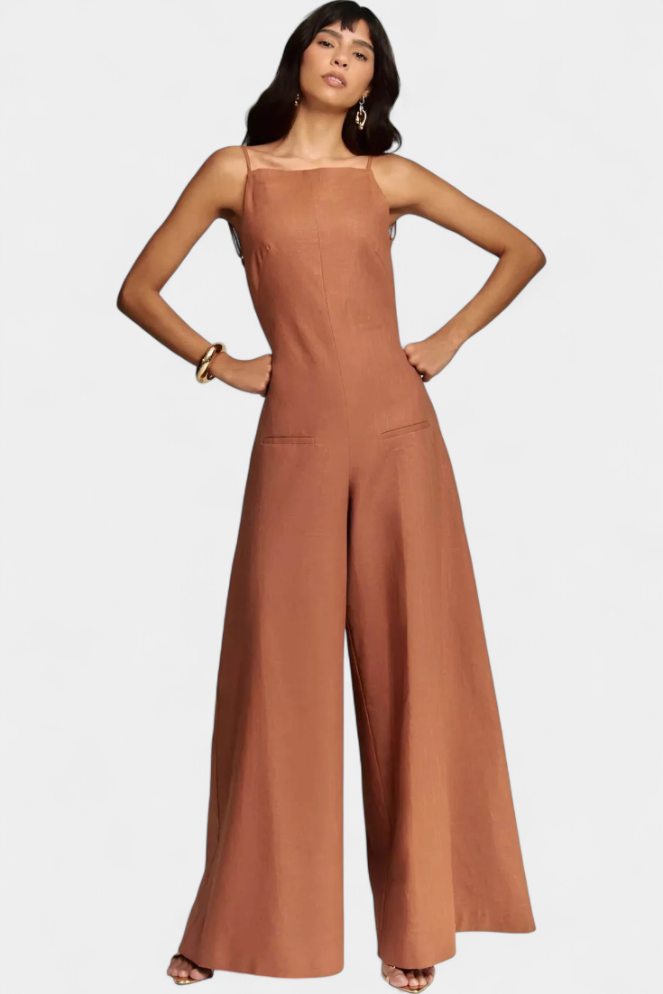 Yvonne – Elegant jumpsuit med vida ben