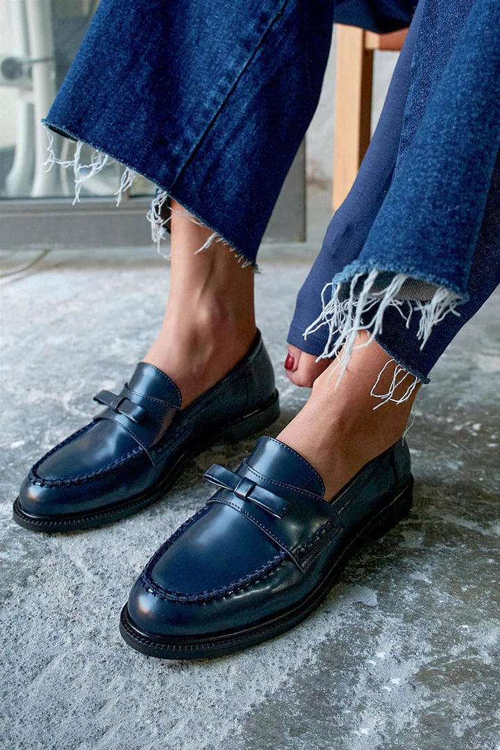 Vivi – Klassiska loafers med pennysöm