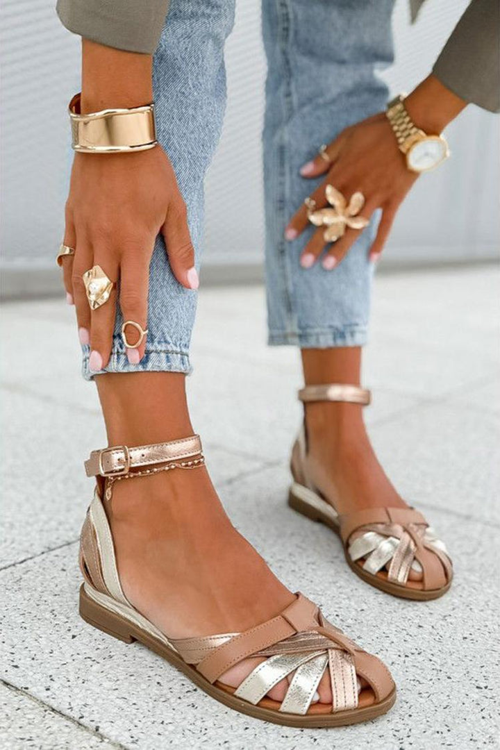Lovisa – Flätade sandaler med ankelbandsspänne