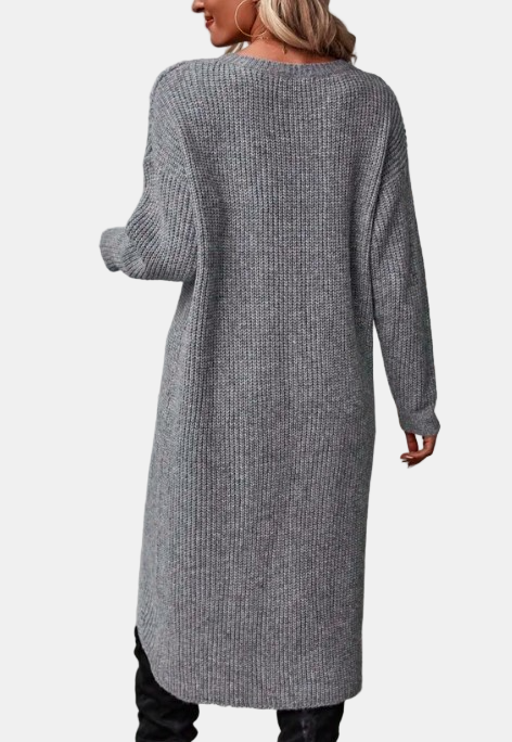 Gudrun – Stickad lång klänning