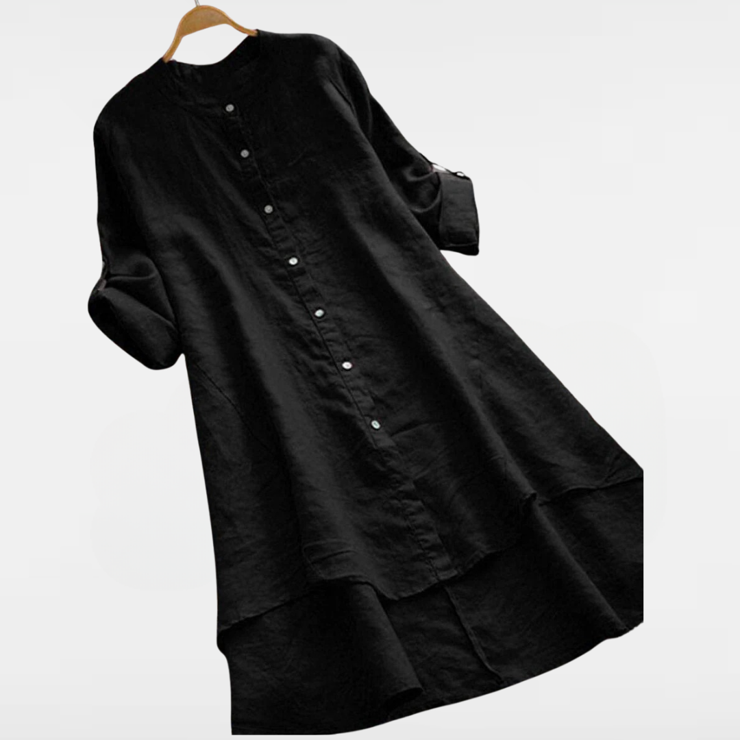 Tove – Tidlös casual skjortklänning