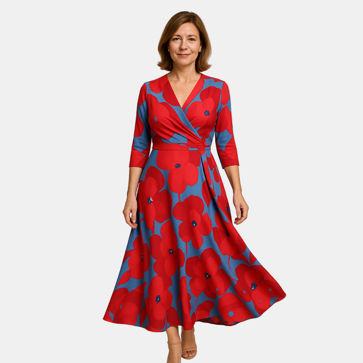 Selma – Elegant blomsterskjorta i lyxigt material