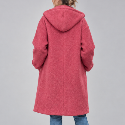 Stella – Luvkappa med knappar och fickor