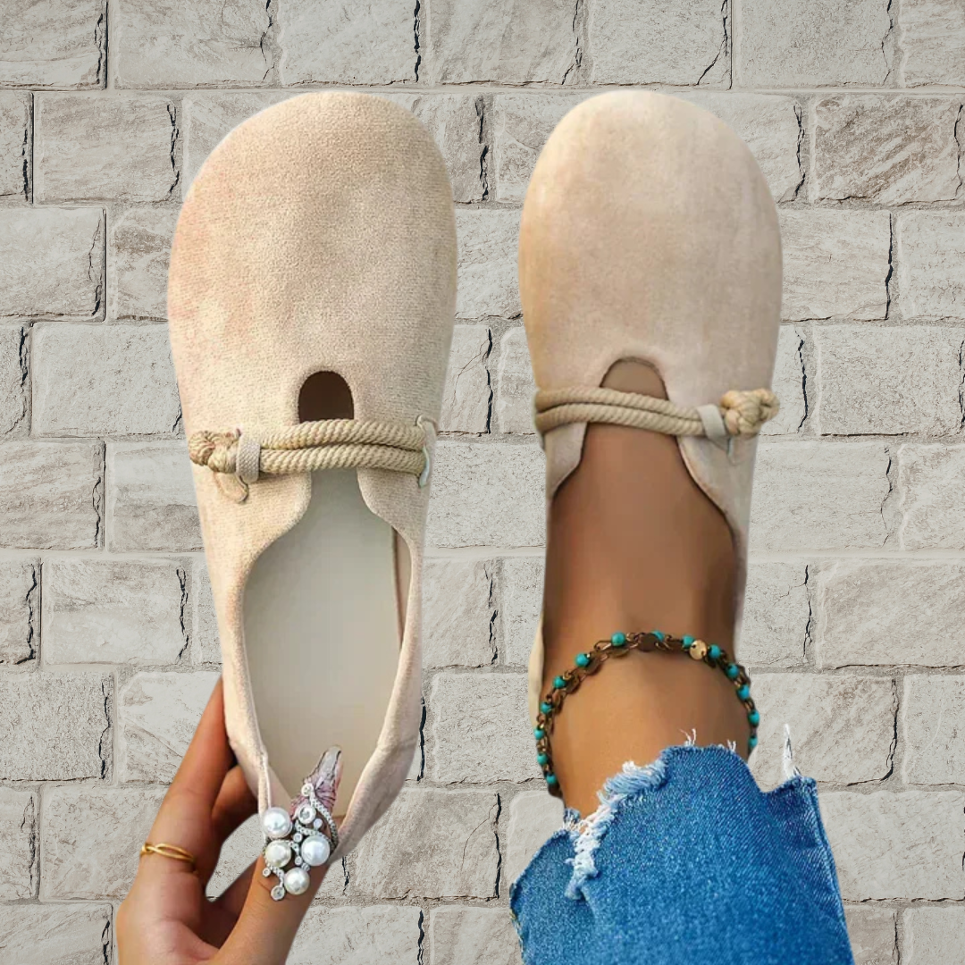 Hjördis – Ortopediska loafers med repsnodd