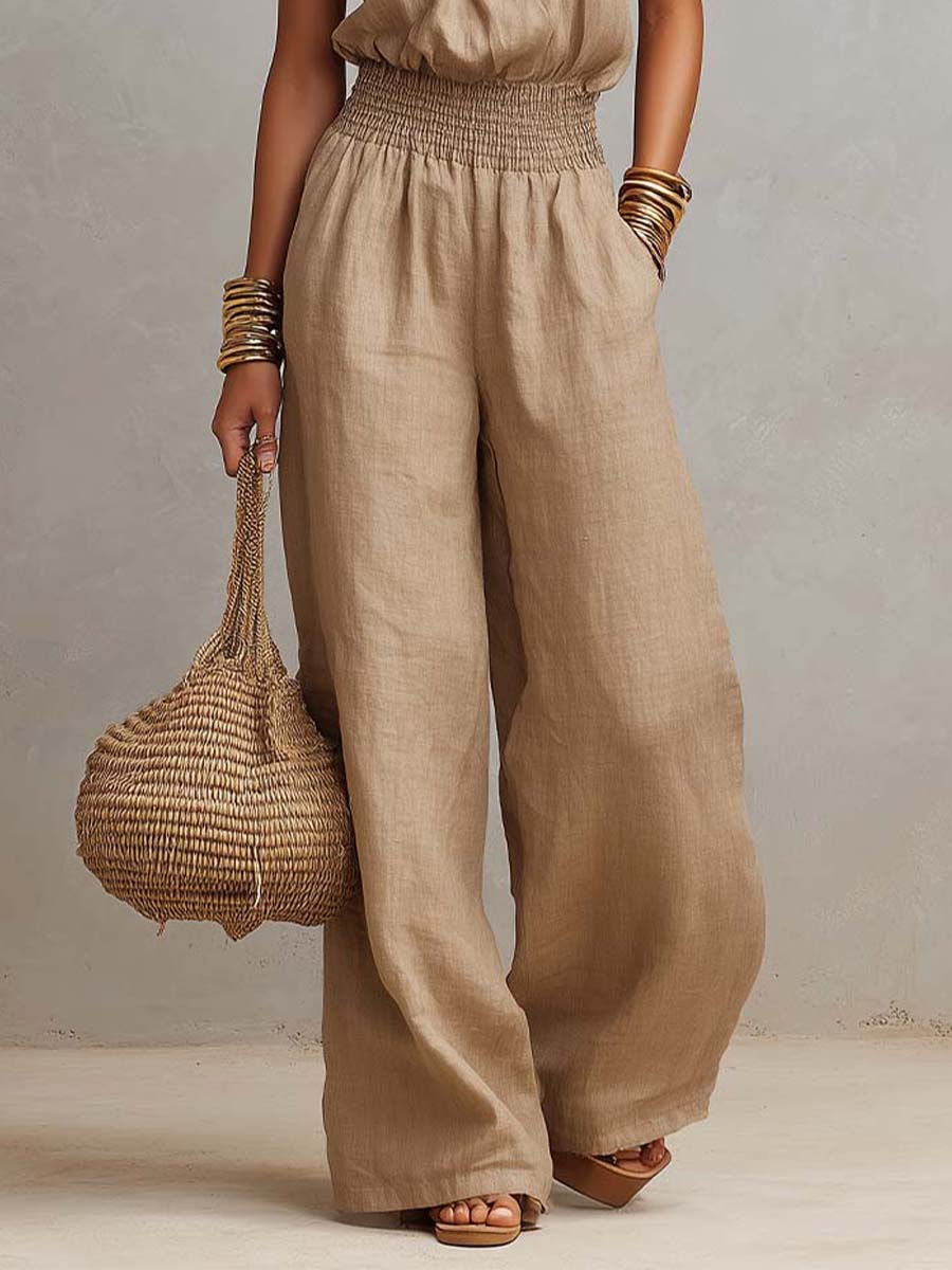 Valborg – Elegant jumpsuit med vida ben
