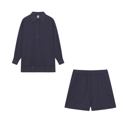 Charlotta – Lätt skjort- och shortsset