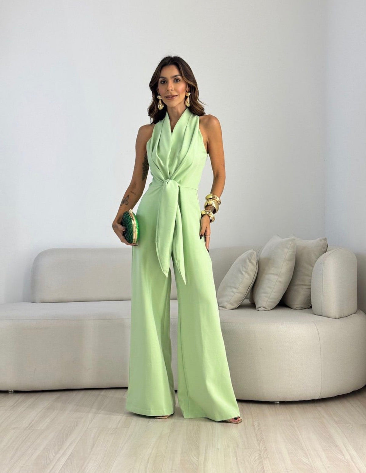 Rigmor – Elegant jumpsuit med vida ben