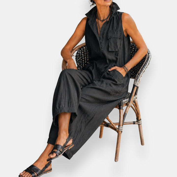 Matilda – Oversize jumpsuit med cargofickor