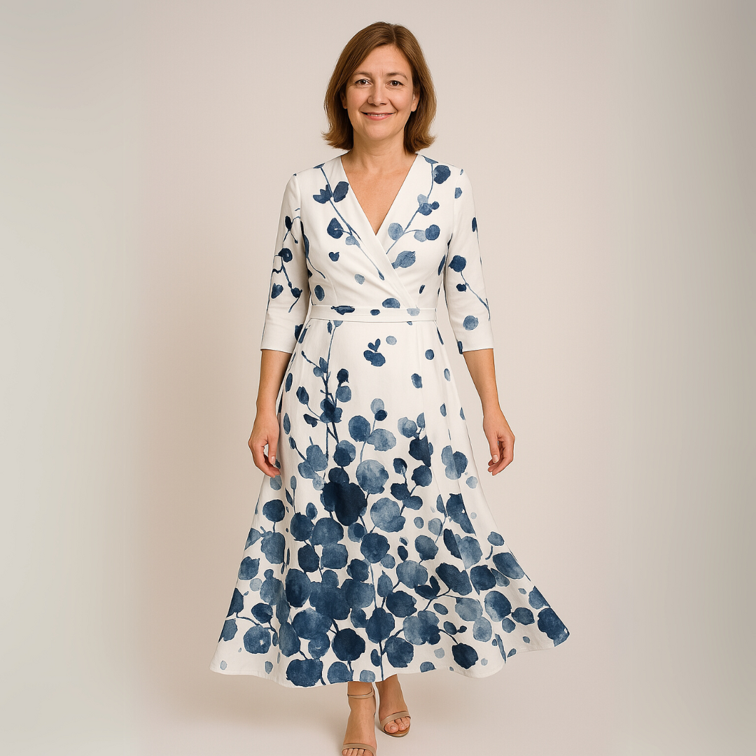 Selma – Elegant blomsterskjorta i lyxigt material