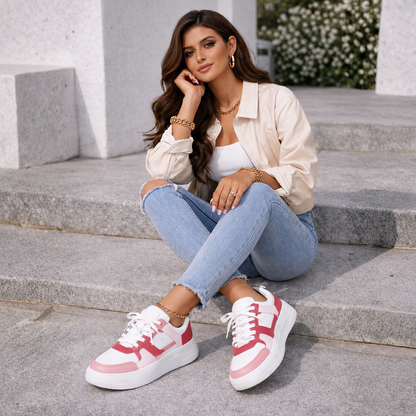 Sofia – Lättviktig sneaker med tjock sula
