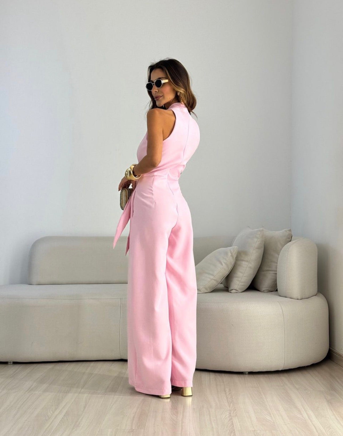 Rigmor – Elegant jumpsuit med vida ben