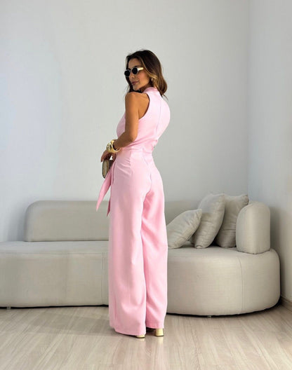 Rigmor – Elegant jumpsuit med vida ben