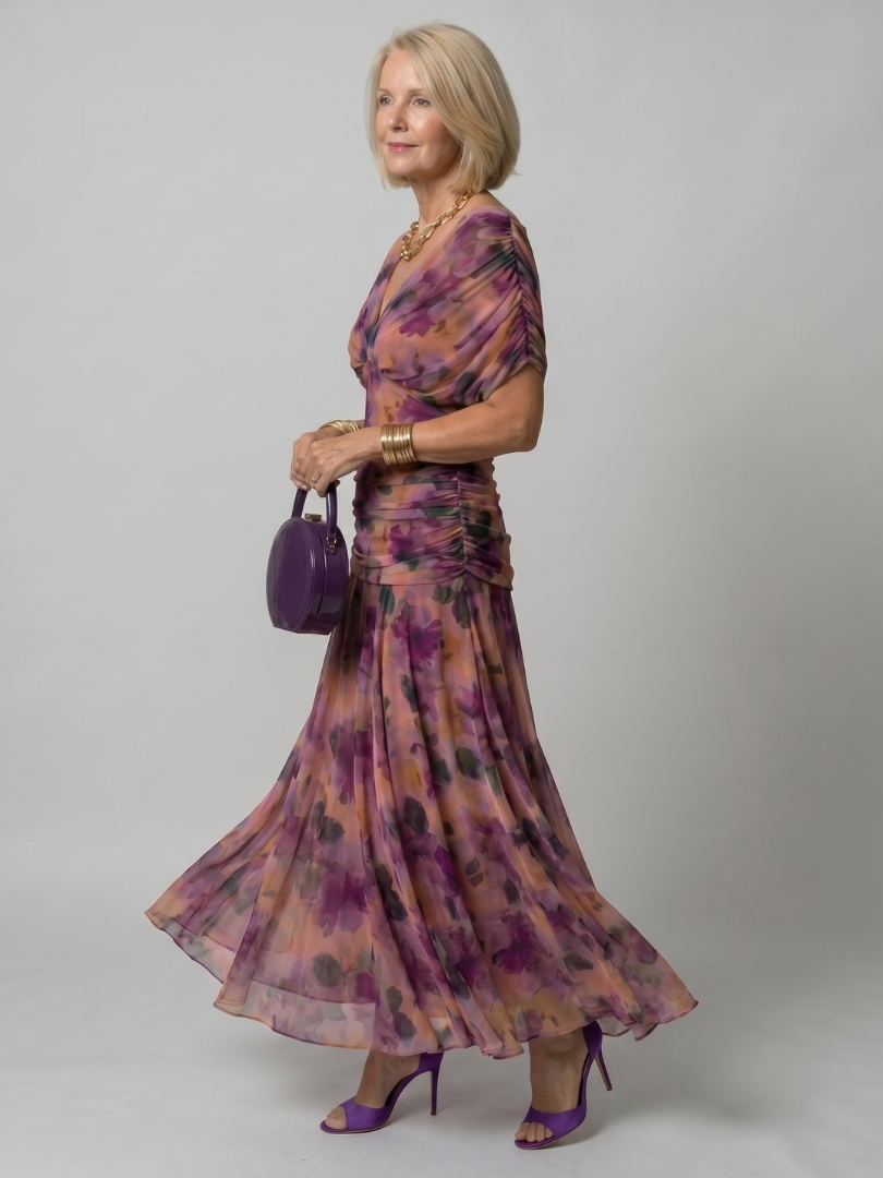 Lovisa – Off-shoulder flödande midi-klänning