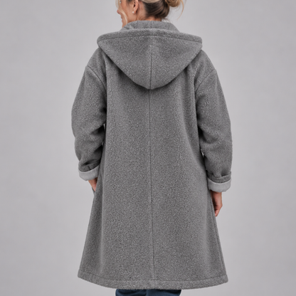 Stella – Luvkappa med knappar och fickor