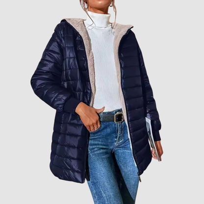 Henrika – Vadderad vinterjacka med fluffig innerfoder