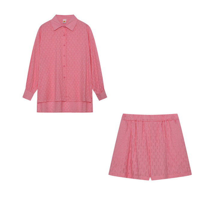 Charlotta – Lätt skjort- och shortsset