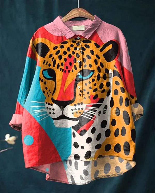 Birgitta – Leopardkonst t-shirt