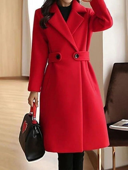 Elisabet – Longline kappa med eleganta slag