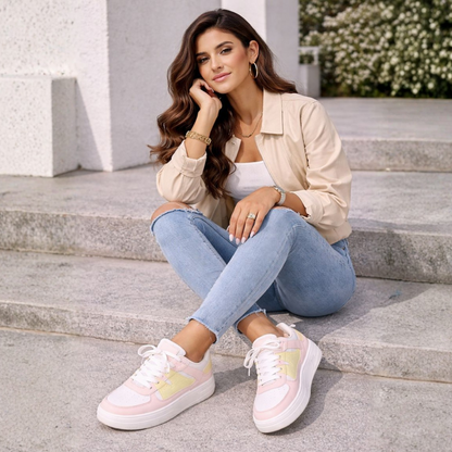 Sofia – Lättviktig sneaker med tjock sula
